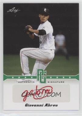 2013 Leaf Perfect Game Showcase - Autographs - Green #A-GA1 - Giovanni Abreu /10