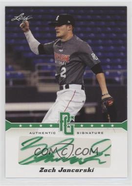 2013 Leaf Perfect Game Showcase - Autographs - Green #A-ZJ1 - Zach Jancarski /10