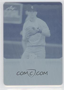 2013 Leaf Perfect Game Showcase - Autographs - Printing Plates Cyan Unsigned #TL1 - Trace Loehr /1