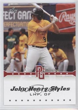 2013 Leaf Perfect Game Showcase - [Base] - Red #105 - John Henry Styles