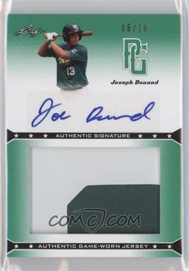 2013 Leaf Perfect Game Showcase - Jersey Autographs - Green #JA-JD2 - Joseph Dunand /10