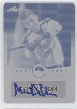 2013 Leaf Power Showcase - Autographs - Printing Plate Cyan #PSA-MDV - Michael DiViesti /1