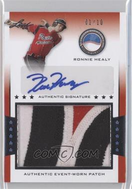 2013 Leaf Power Showcase - Jersey Autographs - Silver Patch #PA-RH1 - Ronnie Healy /10