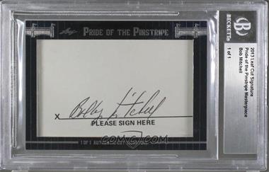 2013 Leaf Pride of the Pinstripe Cut Signatures - [Base] - Masterpiece #_BOMI - Bobby Mitchell /1 [Cut Signature]