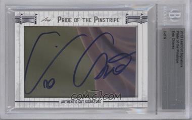 2013 Leaf Pride of the Pinstripe Cut Signatures - [Base] #_ERCH - Eric Chavez /9 [BGS Authentic]