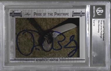 2013 Leaf Pride of the Pinstripe Cut Signatures - [Base] #_ROBL - Ron Blomberg /10 [Cut Signature]