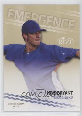 2013 Leaf Rize - Emergence - Gold #EM-2 - Kris Bryant /200