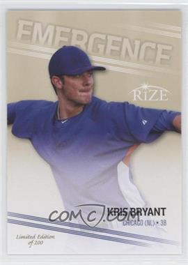 2013 Leaf Rize - Emergence - Gold #EM-2 - Kris Bryant /200