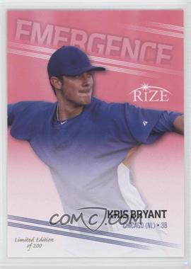 2013 Leaf Rize - Emergence - Pink #PR-2 - Kris Bryant /200