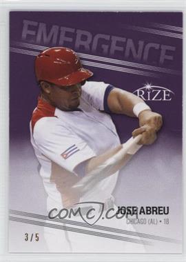 2013 Leaf Rize - Emergence - Purple #EM-1 - Jose Abreu /5