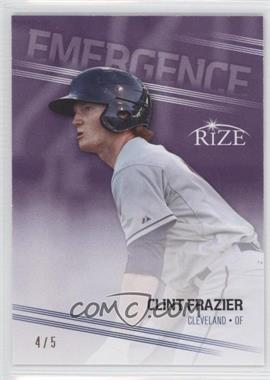 2013 Leaf Rize - Emergence - Purple #EM-5 - Clint Frazier /5