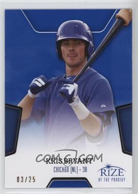 2013 Leaf Rize - Rize of the Prodigy - Blue #PR-3 - Kris Bryant /25