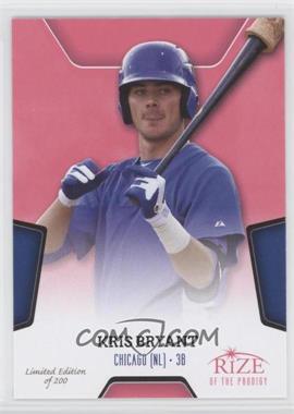 2013 Leaf Rize - Rize of the Prodigy - Pink #PR-3 - Kris Bryant /200