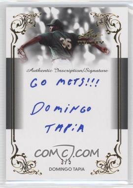 2013 Leaf Trinity - Inscription Autographs - Gold #DTI-DT1 - Domingo Tapia /5