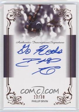 2013 Leaf Trinity - Inscription Autographs #DTI-PE1 - Phillip Ervin /30