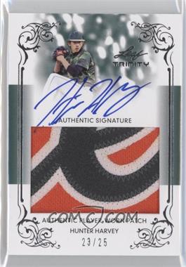 2013 Leaf Trinity - Patch Autographs - Silver #DTP-HH1 - Hunter Harvey /25