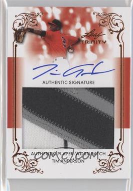 2013 Leaf Trinity - Patch Autographs #DTP-TA1 - Tim Anderson