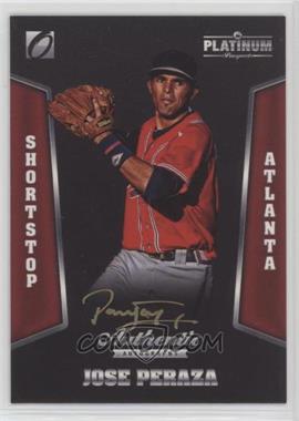 2013 Onyx Platinum Prospects - Autographs - Gold Ink #PPAJP - Jose Peraza /175 [Noted]