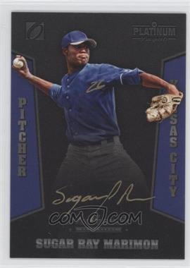 2013 Onyx Platinum Prospects - Autographs - Gold Ink #PPAU17 - Sugar Ray Marimon /175