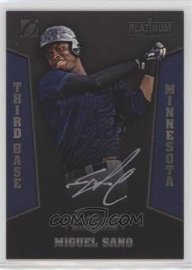 2013 Onyx Platinum Prospects - Autographs - Silver Ink #PPAU32 - Miguel Sano /150