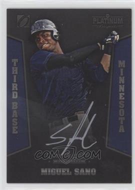 2013 Onyx Platinum Prospects - Autographs - Silver Ink #PPAU32 - Miguel Sano /150