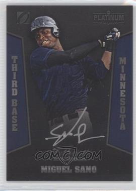 2013 Onyx Platinum Prospects - Autographs - Silver Ink #PPAU32 - Miguel Sano /150