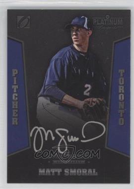 2013 Onyx Platinum Prospects - Autographs - Silver Ink #PPAU34 - Matt Smoral /150