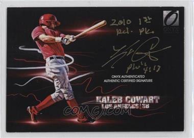 2013 Onyx Platinum Prospects - Promo - Autographed Gold Ink #_KACO - Kaleb Cowart /175 [EX to NM]