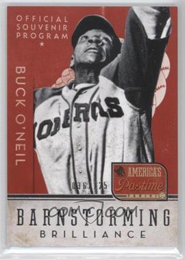 2013 Panini America's Pastime - Barnstorming Brilliance #BB6 - Buck O'Neil /125