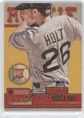 2013 Panini America's Pastime - [Base] - Gold #188 - Brock Holt /25