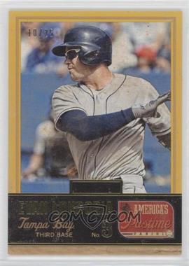 2013 Panini America's Pastime - [Base] - Gold #39 - Evan Longoria /25 [EX to NM]