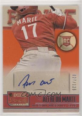 2013 Panini America's Pastime - [Base] - Rookie Autographs #252 - Alfredo Marte /125