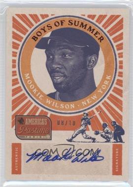 2013 Panini America's Pastime - Boys of Summer Signatures - Red #BS-MO - Mookie Wilson /10