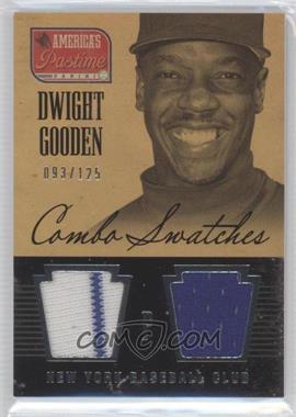 2013 Panini America's Pastime - Combo Swatches #CS-DG - Dwight Gooden /125