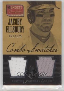 2013 Panini America's Pastime - Combo Swatches #CS-JE - Jacoby Ellsbury /125