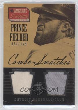 2013 Panini America's Pastime - Combo Swatches #CS-PF - Prince Fielder /125