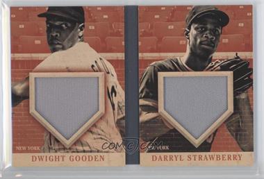 2013 Panini America's Pastime - Front Row Fabrics Dual Booklets #NEW - Dwight Gooden, Darryl Strawberry /60