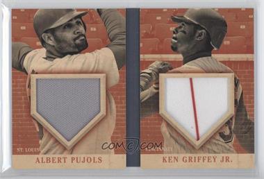 2013 Panini America's Pastime - Front Row Fabrics Dual Booklets #SLG - Albert Pujols, Ken Griffey Jr. /75