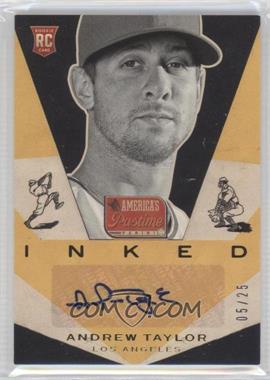 2013 Panini America's Pastime - Inked - Gold #I-AT - Andrew Taylor /25