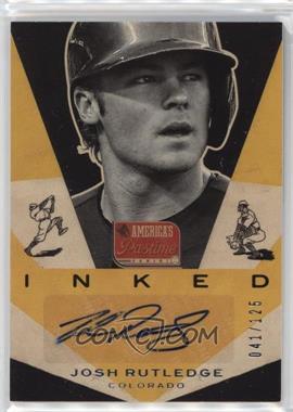 2013 Panini America's Pastime - Inked #I-JR - Josh Rutledge /125