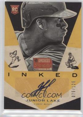 2013 Panini America's Pastime - Inked #I-JU - Junior Lake /125