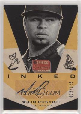 2013 Panini America's Pastime - Inked #I-WR - Wilin Rosario /125