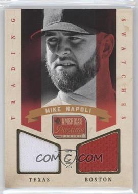 2013 Panini America's Pastime - Trading Swatches - Gold #TS-MN - Mike Napoli /25