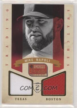 2013 Panini America's Pastime - Trading Swatches - Gold #TS-MN - Mike Napoli /25