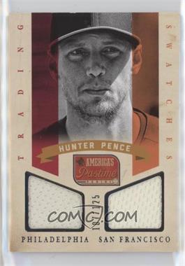 2013 Panini America's Pastime - Trading Swatches #TS-HP - Hunter Pence /125