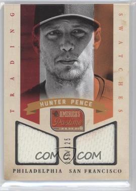 2013 Panini America's Pastime - Trading Swatches #TS-HP - Hunter Pence /125