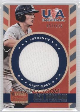 2013 Panini America's Pastime - USA Baseball Jerseys #US-AB - Alex Bregman /125