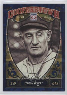 2013 Panini Cooperstown Collection - [Base] - Blue Crystal Shard #14 - Honus Wagner /499