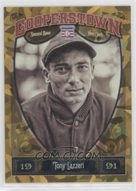 2013 Panini Cooperstown Collection - [Base] - Gold Crystal Shard #21 - Tony Lazzeri /299