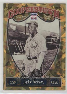 2013 Panini Cooperstown Collection - [Base] - Gold Crystal Shard #42 - Jackie Robinson /299